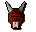 Red halloween mask