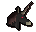 Black unicorn mask
