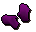 Purple gloves