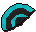 Cyan Hand fan