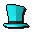 Cyan Top hat