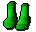 Lime Mummy's feet